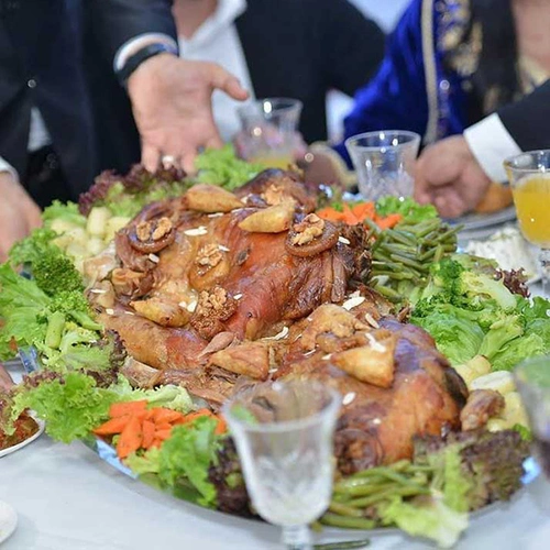 Méchoui marocain — plat de fête à Casablanca