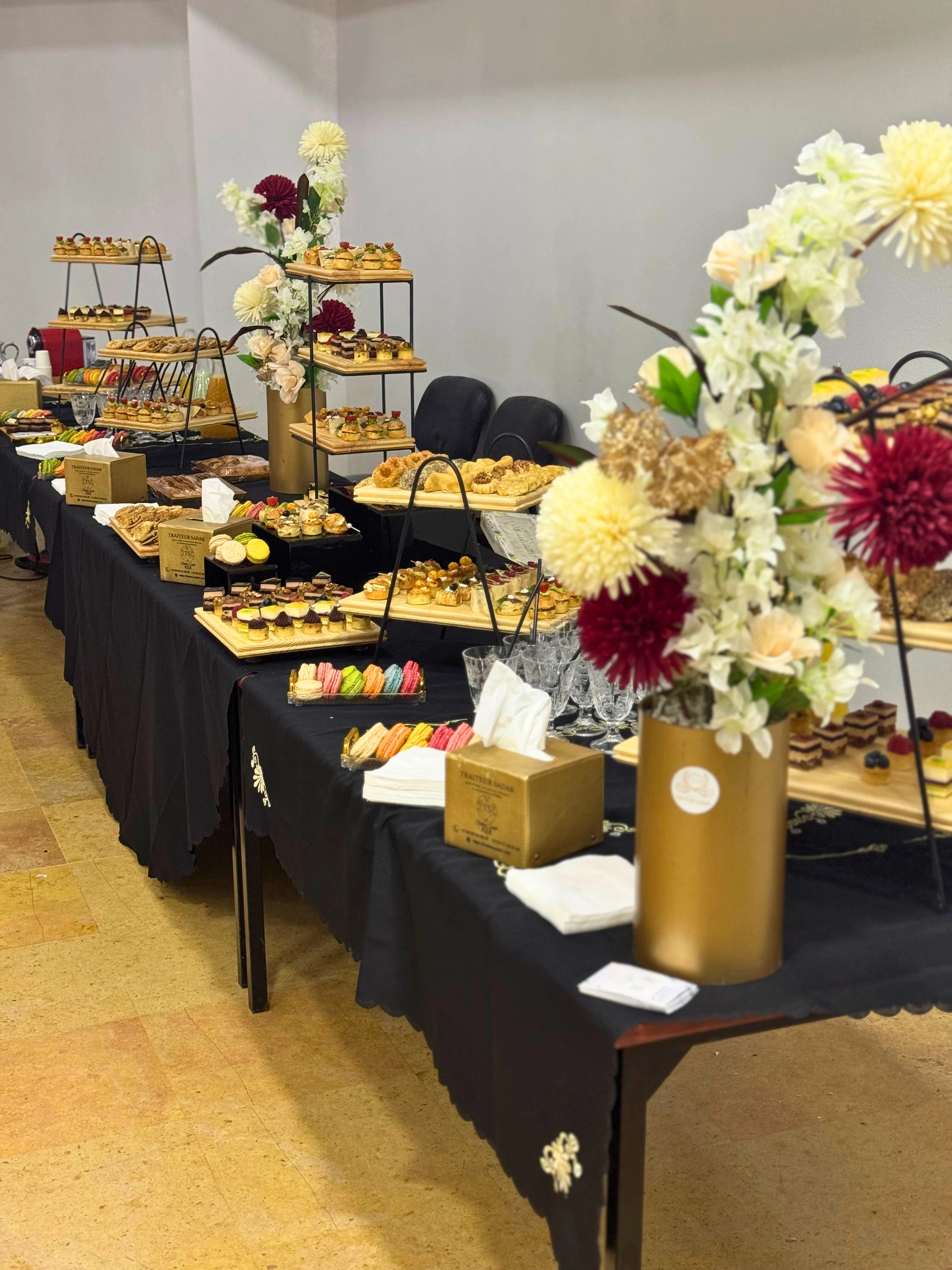 Buffet sucré pour réception privée