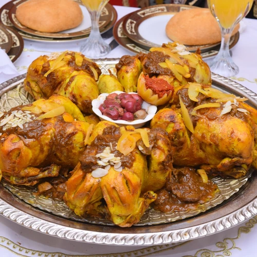 Poulet rôti marocain