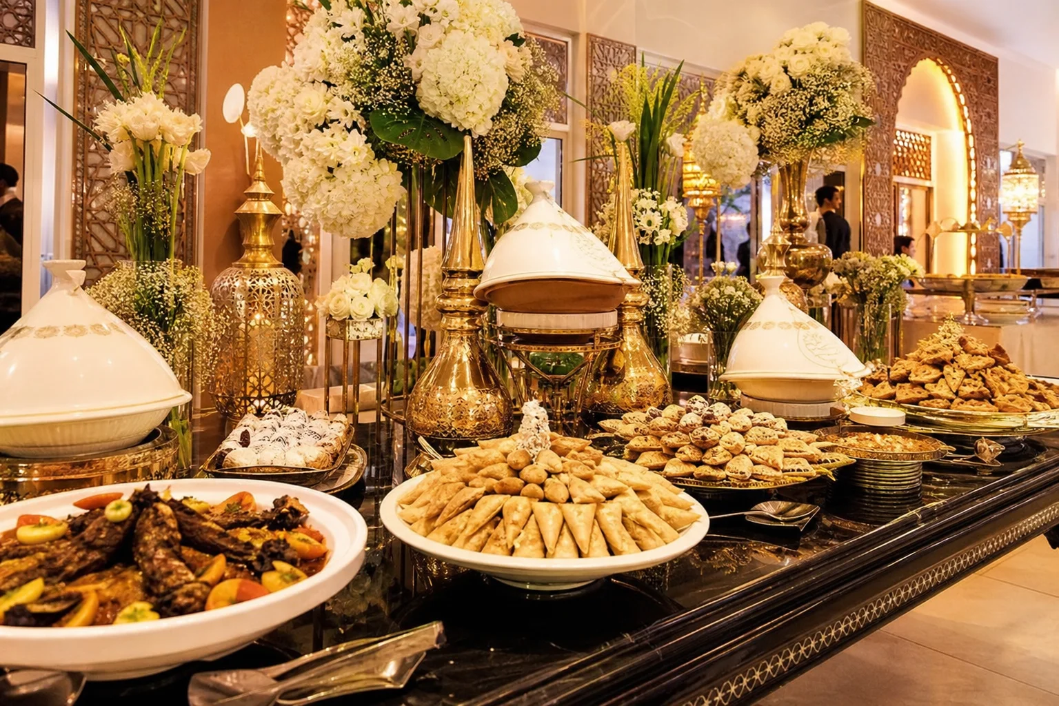 Buffet salé mariage marocain : les plats incontournables à servir
