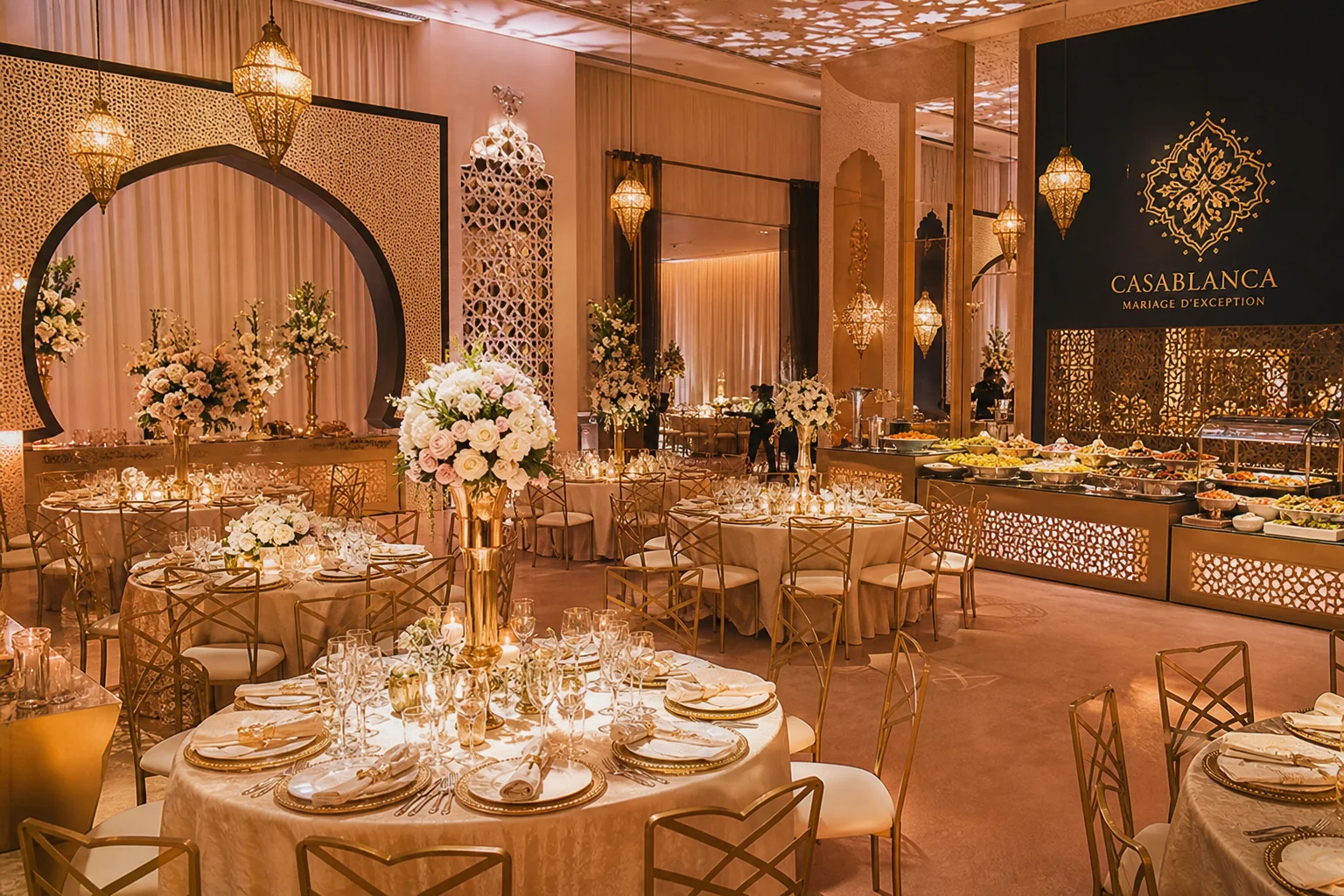 Mariage intime à Casablanca : comment organiser une belle réception